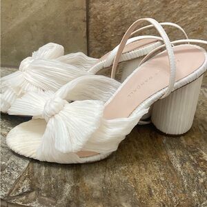 Loeffler Randall Camilla Knotted Slingback Block Heel Sandals